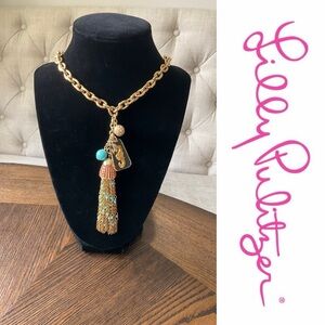REDUCED! ⬇️ Lilly Pulitzer Seahorse Tassel Necklace